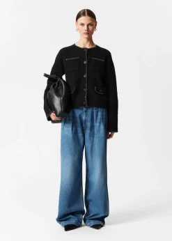 Cardigan Aux Finitions Pailletées