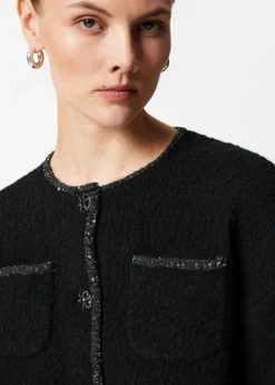 Cardigan Aux Finitions Pailletées