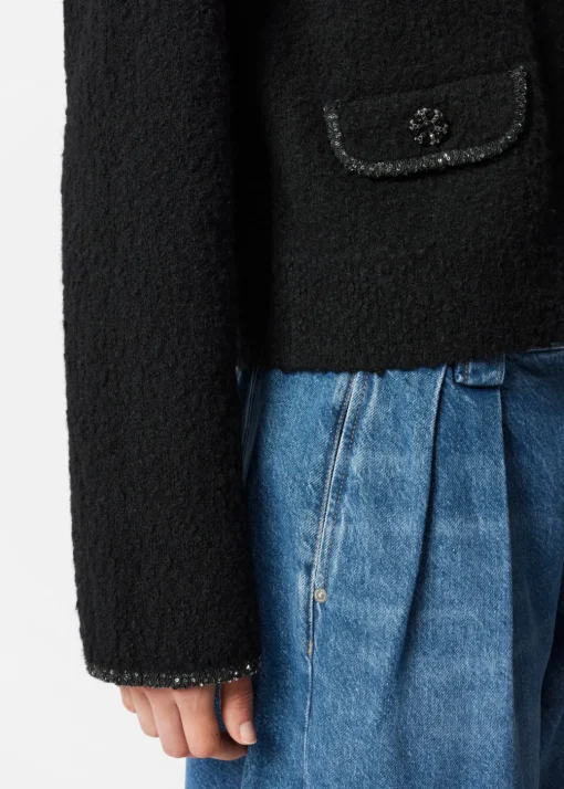 Cardigan Aux Finitions Pailletées