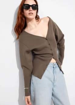 Cardigan Boutonné En Maille