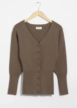 Cardigan Boutonné En Maille