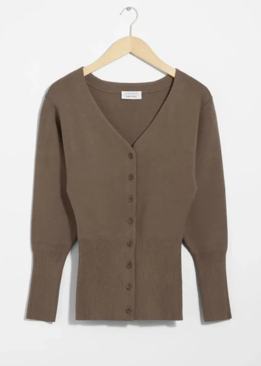 Cardigan Boutonné En Maille