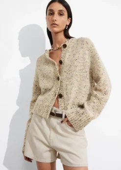 Cardigan Boutonné En Maille
