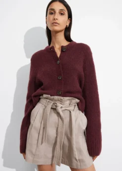 Cardigan Boutonné En Maille