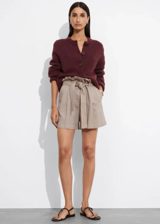 Cardigan Boutonné En Maille