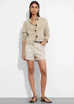 Cardigan Boutonné En Maille
