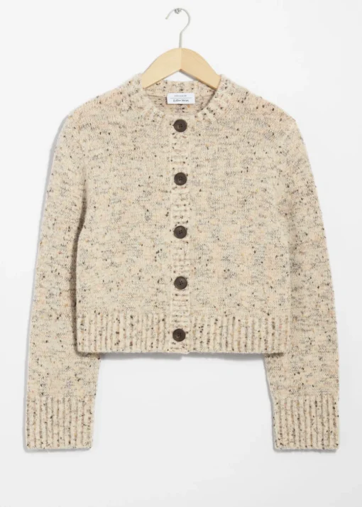 Cardigan Boutonné En Maille