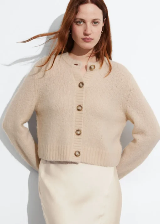Cardigan Boutonné En Maille