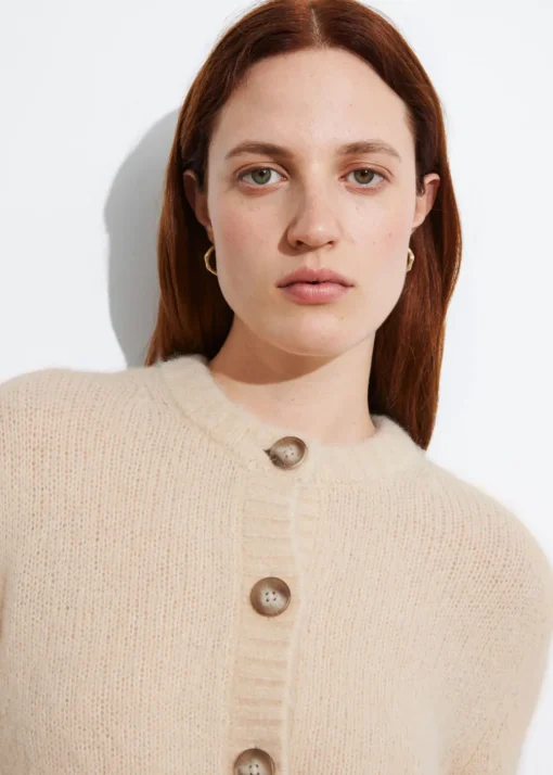 Cardigan Boutonné En Maille