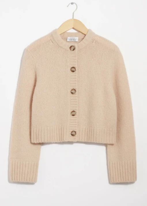 Cardigan Boutonné En Maille