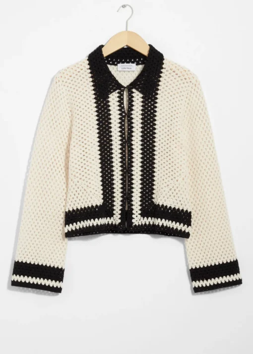Cardigan Crocheté