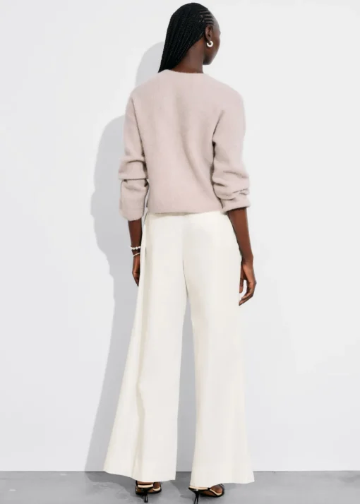 Cardigan En Maille D’alpaga Mélangé