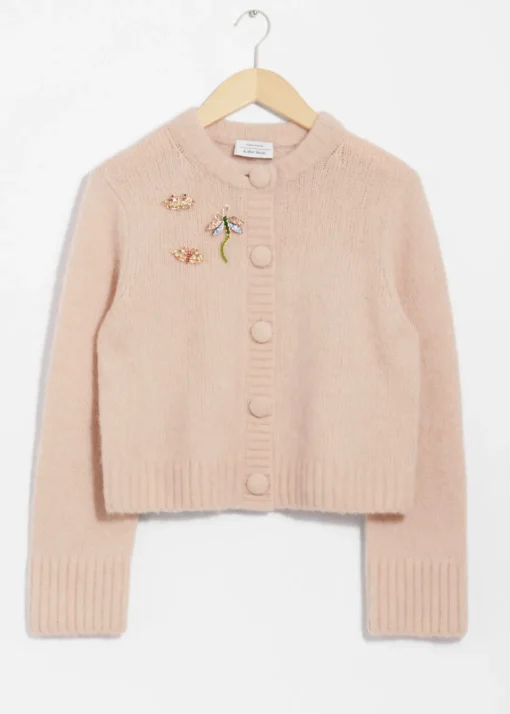 Cardigan Orné De Broches