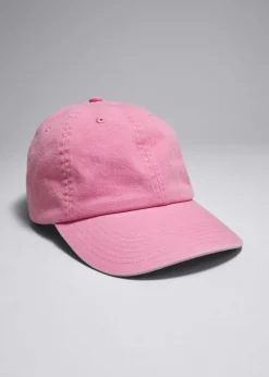 Casquette De Baseball En Denim Décoloré