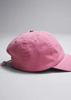 Casquette De Baseball En Denim Décoloré