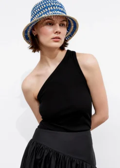 Chapeau Crocheté En Paille