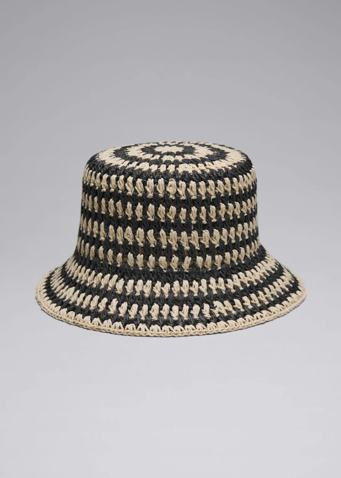 Chapeau Crocheté En Paille