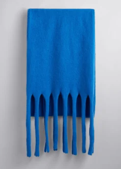 Écharpe Oversize En Laine Mélangée