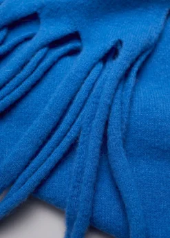 Écharpe Oversize En Laine Mélangée