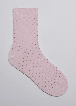 Chaussettes à Motif Jacquard Pailleté