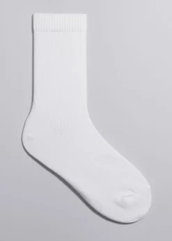 Chaussettes Côtelées En Coton