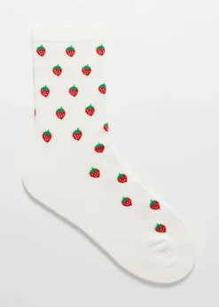 Chaussettes En Maille Jacquard
