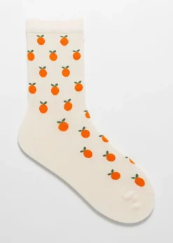 Chaussettes En Maille Jacquard