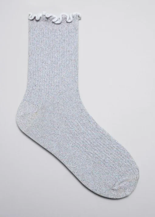 Chaussettes Pailletées à Volants