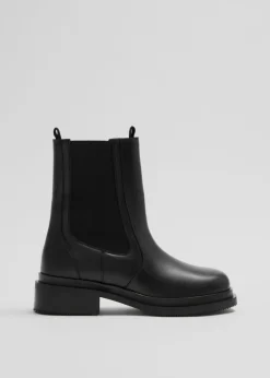 Chelsea Boots En Cuir