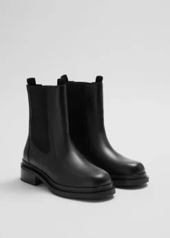 Chelsea Boots En Cuir