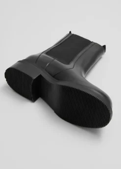 Chelsea Boots En Cuir