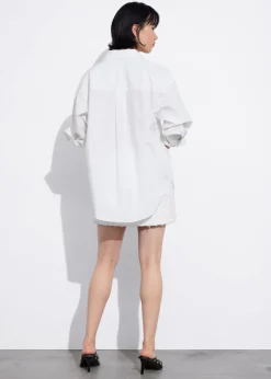 Chemise à Broderie Florale