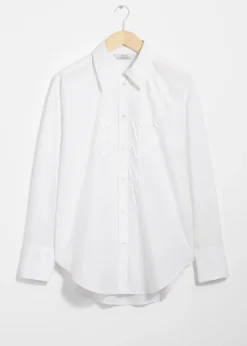 Chemise à Broderie Florale