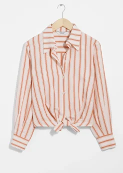 Chemise à Nouer Sur Le Devant