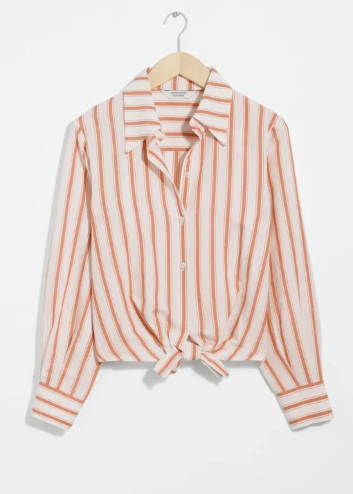 Chemise à Nouer Sur Le Devant
