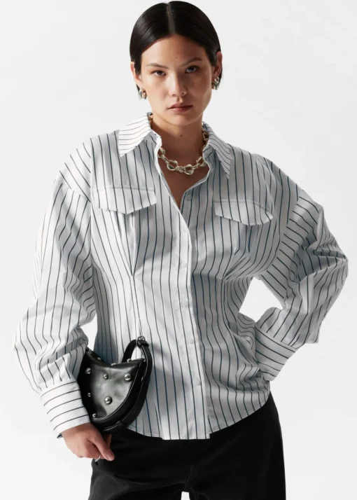 Chemise En Coton à Poches à Rabat