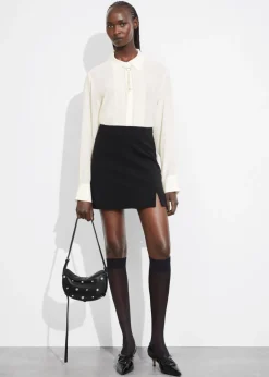 Chemise En Soie à Pinces