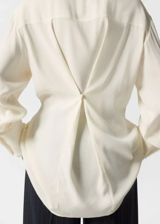 Chemise Frangée à Poches Plaquées