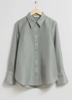 Chemise Transparente à Coupe Regular
