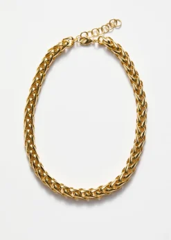 Collier Alliant Chaîne Et Cordelette