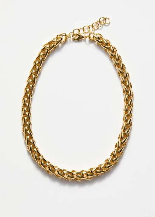 Collier Alliant Chaîne Et Cordelette