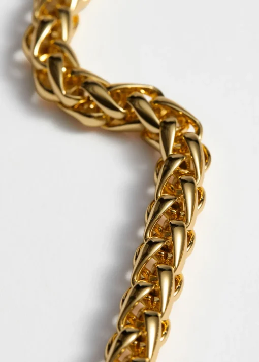 Collier Alliant Chaîne Et Cordelette