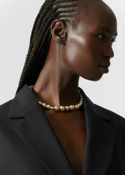 Collier Asymétrique En Perles
