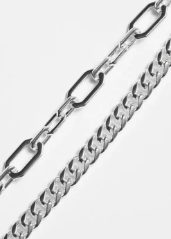 Collier Chaîne à Maillons Asymétriques