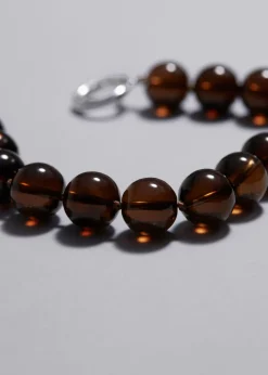 Collier Court En Perles De Pierre