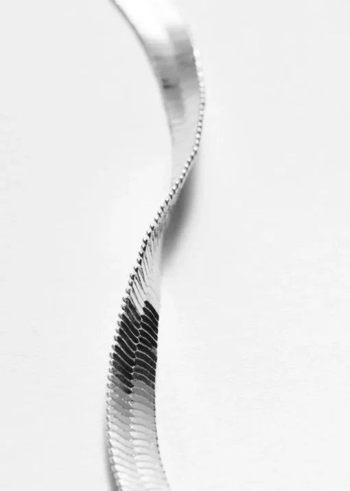 Collier Large à Chaîne Type Serpent