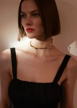 Collier Ras Du Cou Sculptural