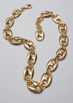Collier Sculptural En Chaîne