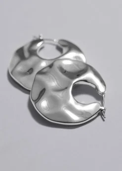 Créoles Sculpturales De Forme Organique