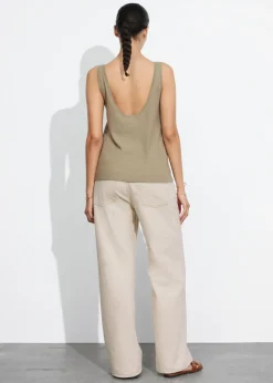 Débardeur En Lin Mélangé